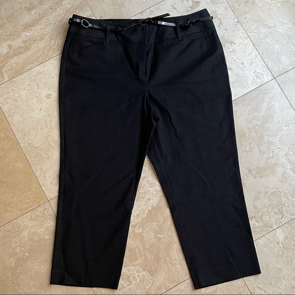 Dana Buchman Signature Belted Trouser Capris
